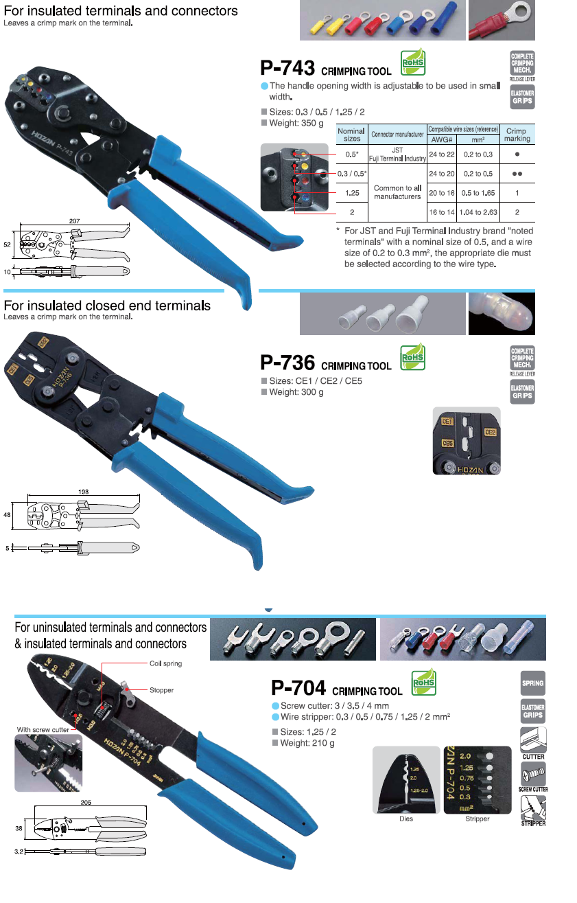 Ichiban Precision Sdn Bhd - Hozan - HOZAN CRIMPING TOOL